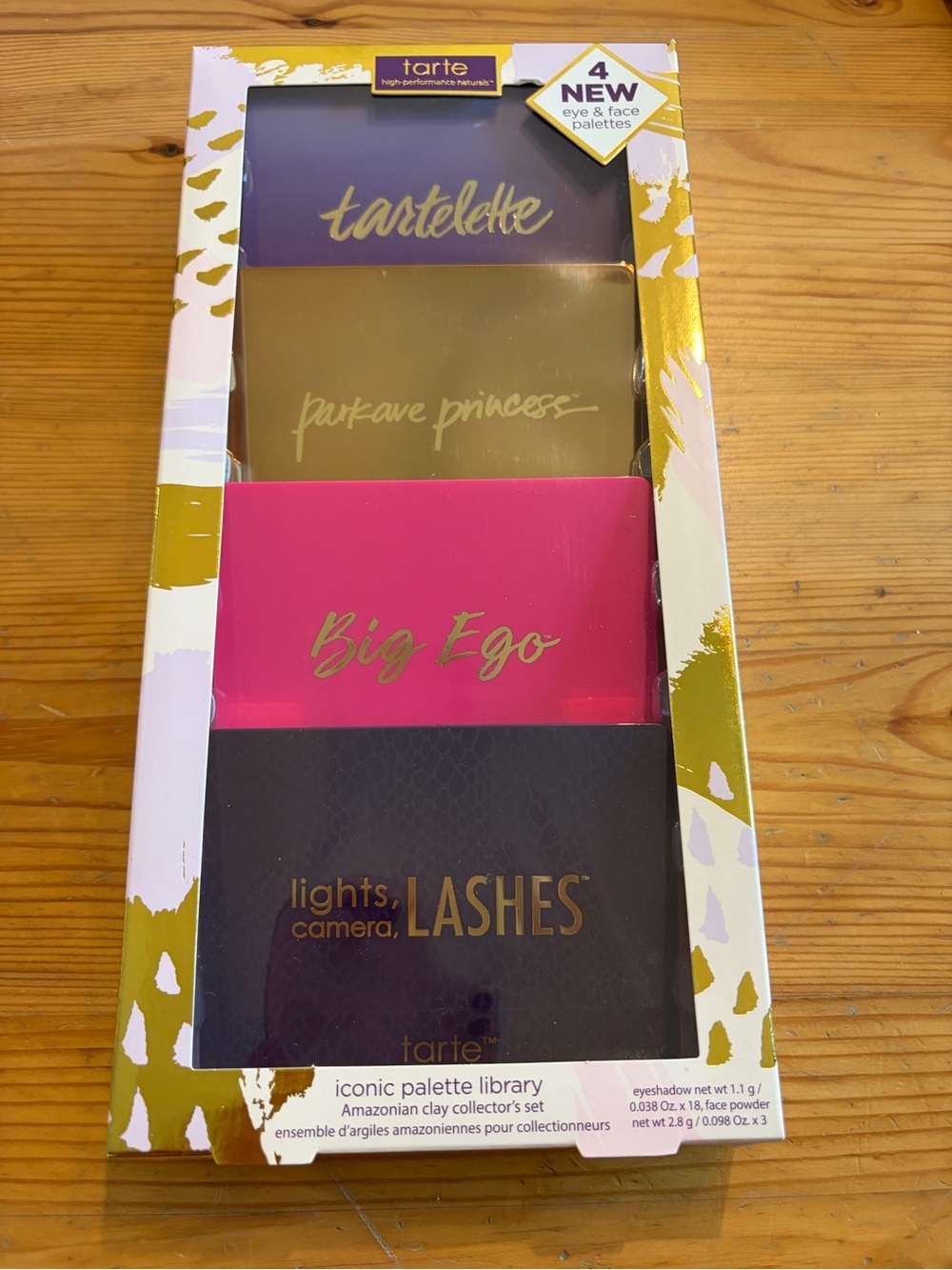 tarte Iconic Palette Library - Pink & Gold Eye & Face Palettes